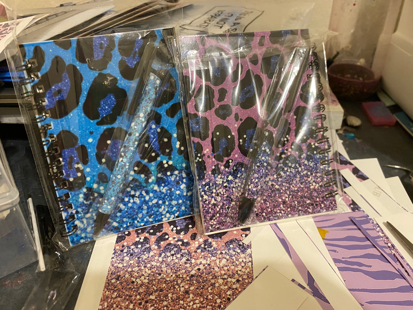 Customize notebook and pens