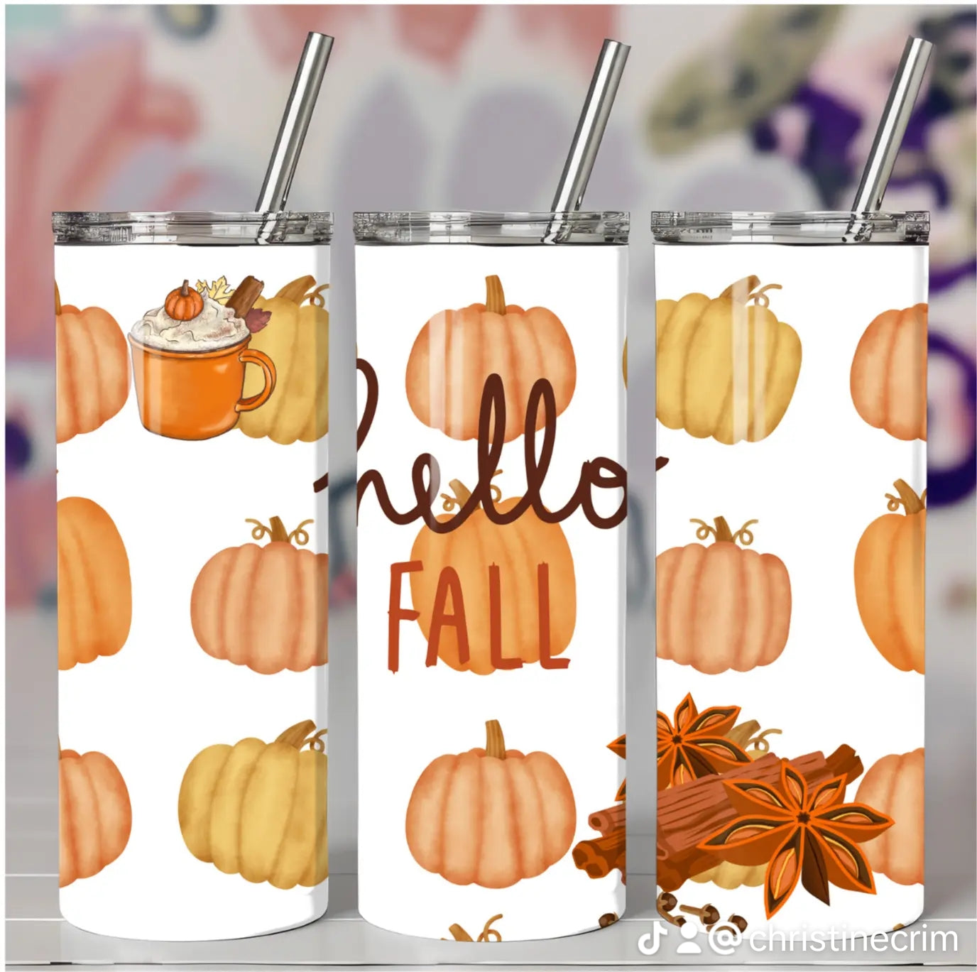 these are all fall tumblers