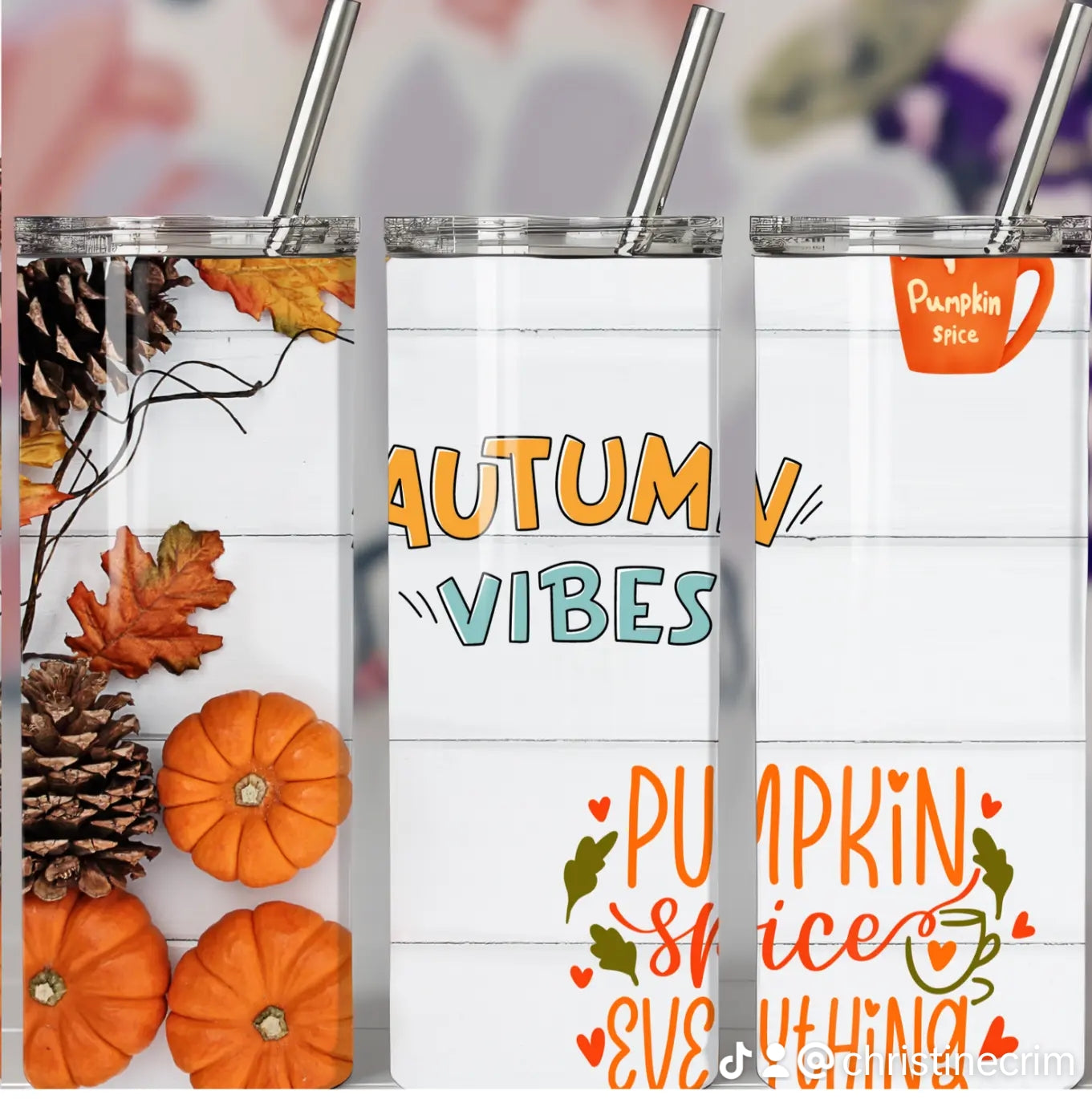 these are all fall tumblers