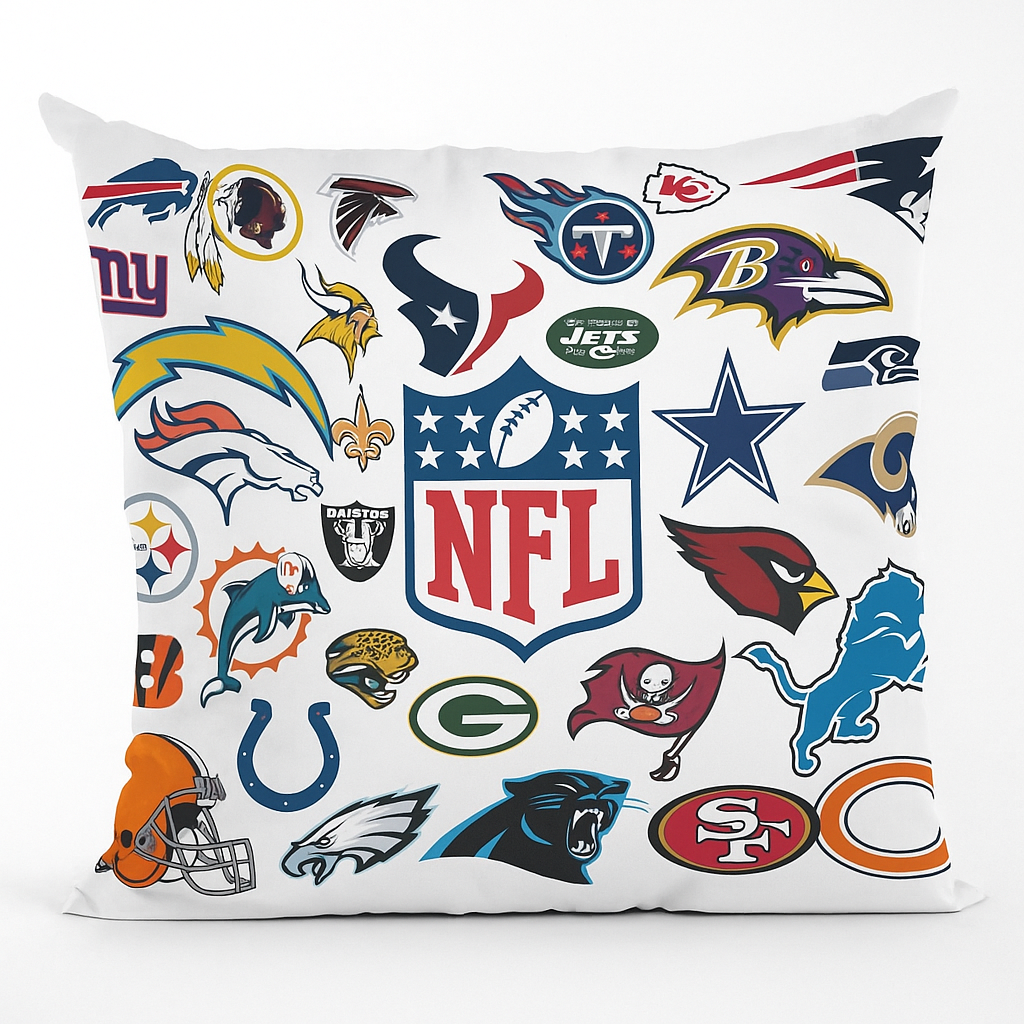 Nfl throw pillow case